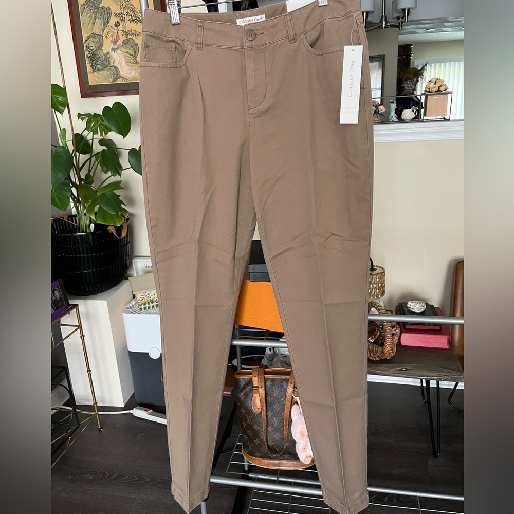 Coldwater Creek‎ Khaki Brown Pants